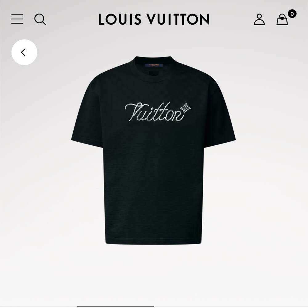 Louis Vuitton Black Signature T-Shirt